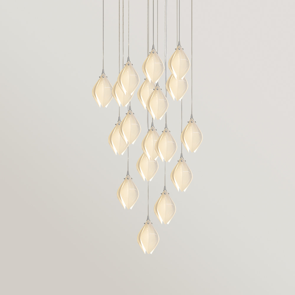 Suspension en métal et céramique Olivia, pour salon ou chambre