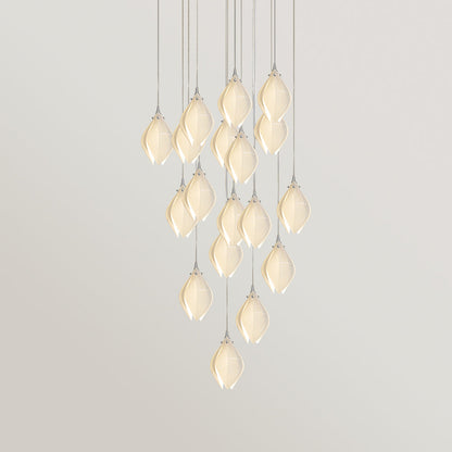 Suspension en métal et céramique Olivia, pour salon ou chambre