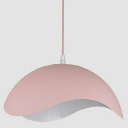 Valentina Colorful Shade Single Pendant Lights, Wood & Metal