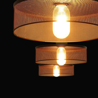 Xenith Industrial Cylindrical Pendant Light, Cement/Metal