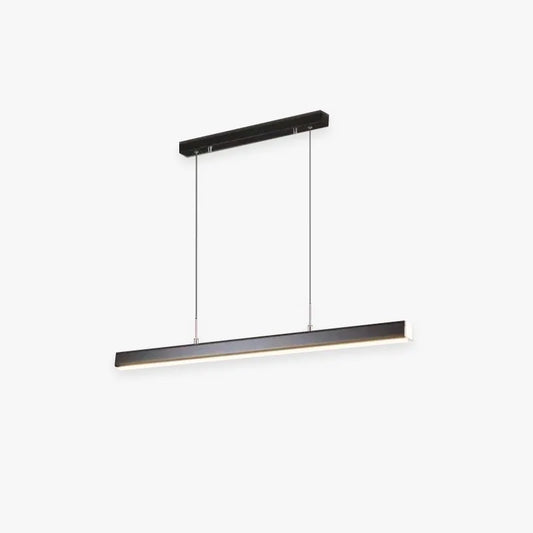 Suspension LED linéaire moderne en métal Thala Noir/Marron
