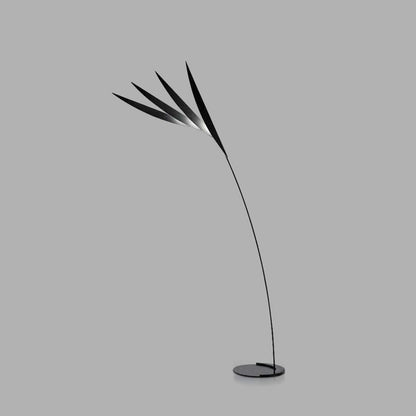 Lampadaire Salgado Leaf en métal/bras long, salon