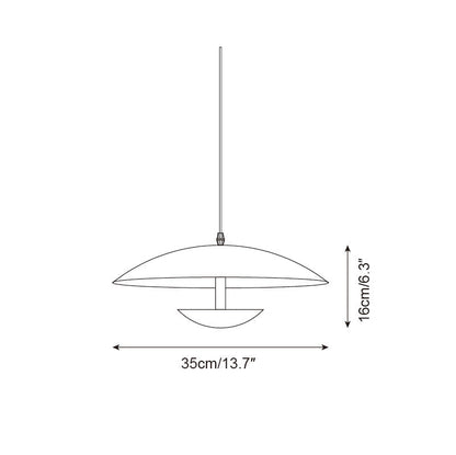 Pylos Minimalist Black Pendant Light