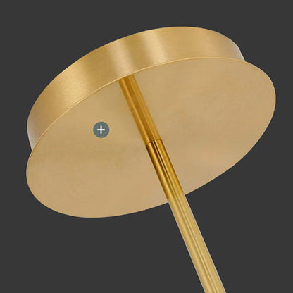 Arisha Curved & Linear Semi Flush Mount Ceiling Light, Gold