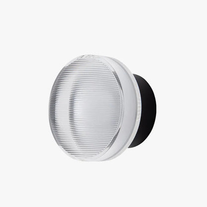 Arisha Modern Mini Bowl Metal Wall Lamp, Black/Gold