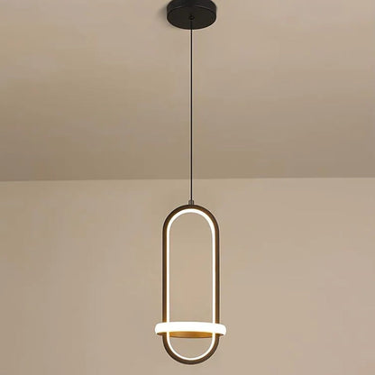 Arisha Modern Minimalist LED Ring Pendant Light Bedsides