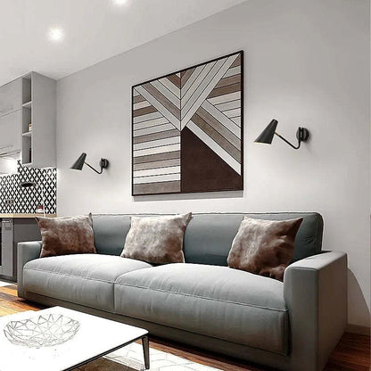 Epoch Rotatable Wall Lamp, Black & White & Gold, Bedroom