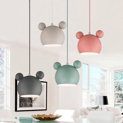 Valentina Mouse Head Pendelleuchte, 5 Farben