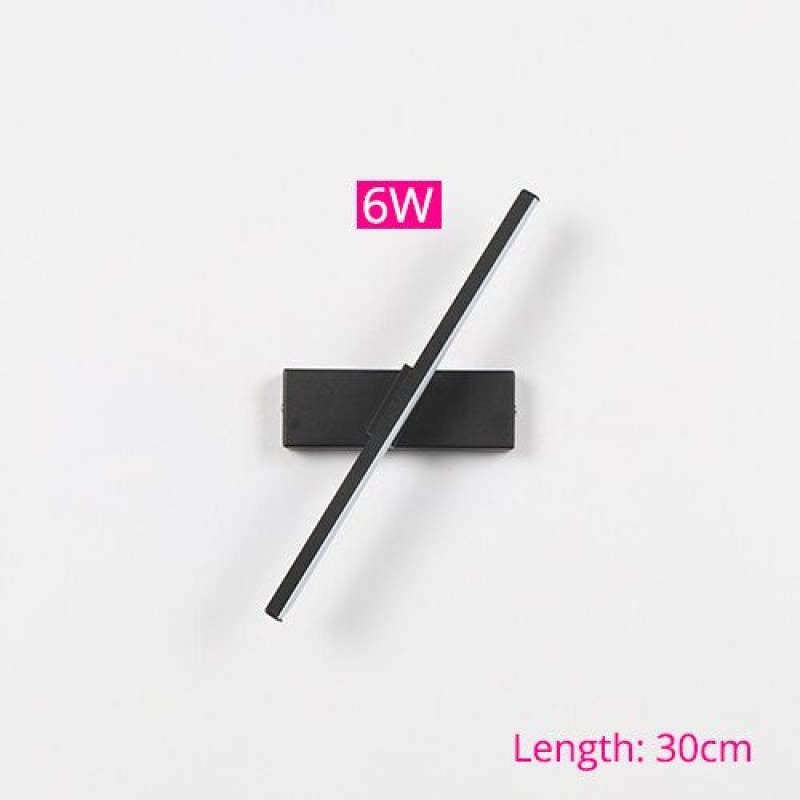 Struve Rotatable Wall Lamp for Bedroom, Black/White