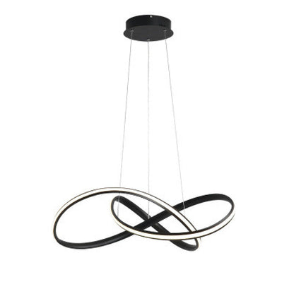 Arisha Pendant Light linear Modern, /Metal, Black/White, Dining Room