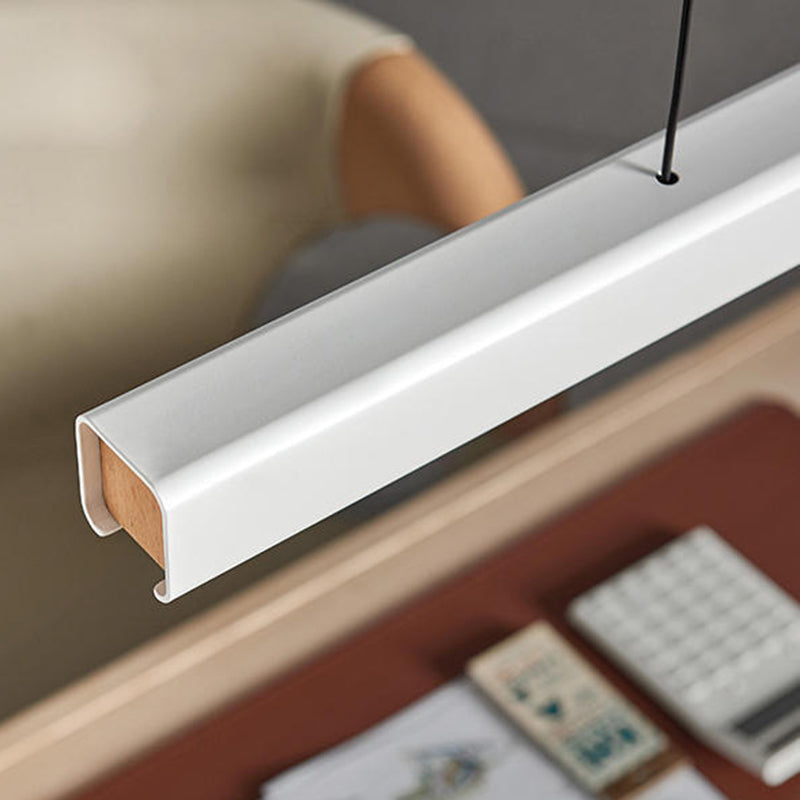 Orva Minimalist Classic Black & White Linear Pendant Light