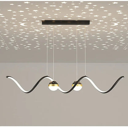 Arisha Nordic Globe Wavy Metal/ Pendant Light