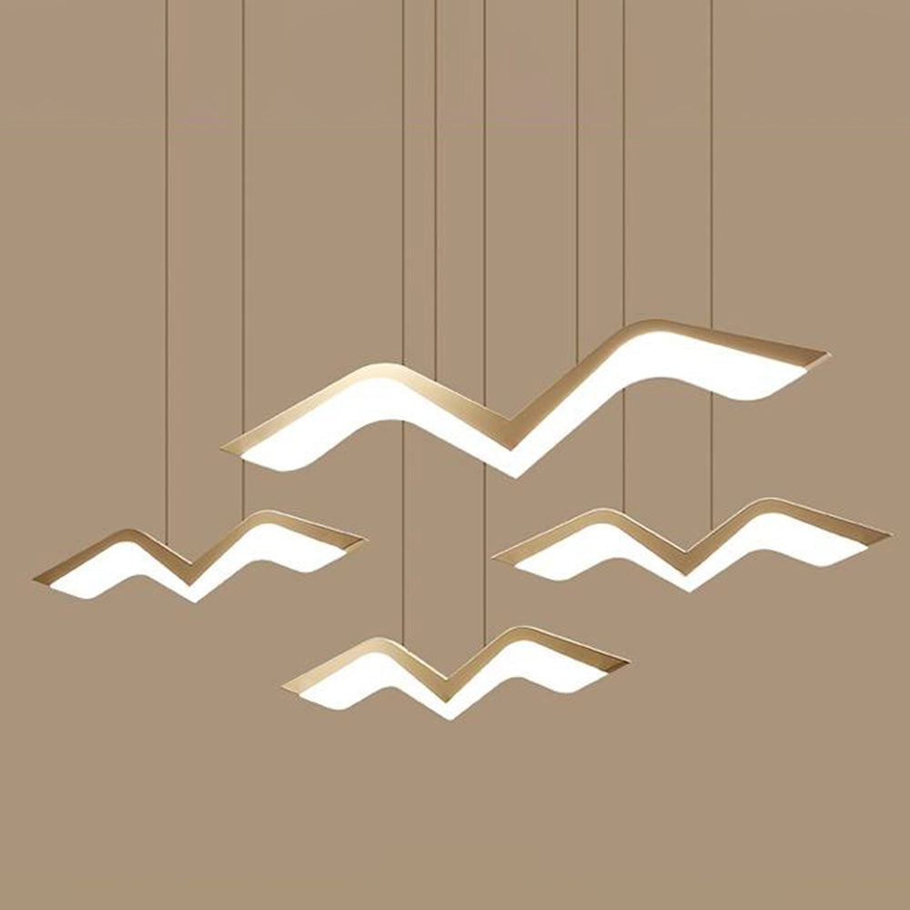 Lampe à suspension moderne Arisha Seagull, 3 styles