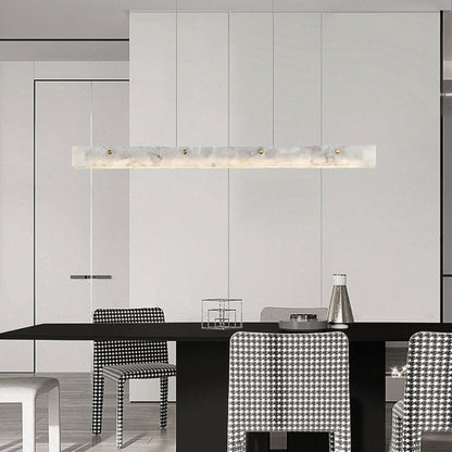 Arisha Modern LED Pendant Light White Marble Dining Room/Bar