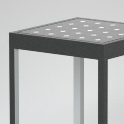 Ray Modern Rectangular Metal LED Outdoor Light Post