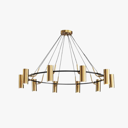 Arisha moderne Spotlight-Pendelleuchte aus Metall, Gold