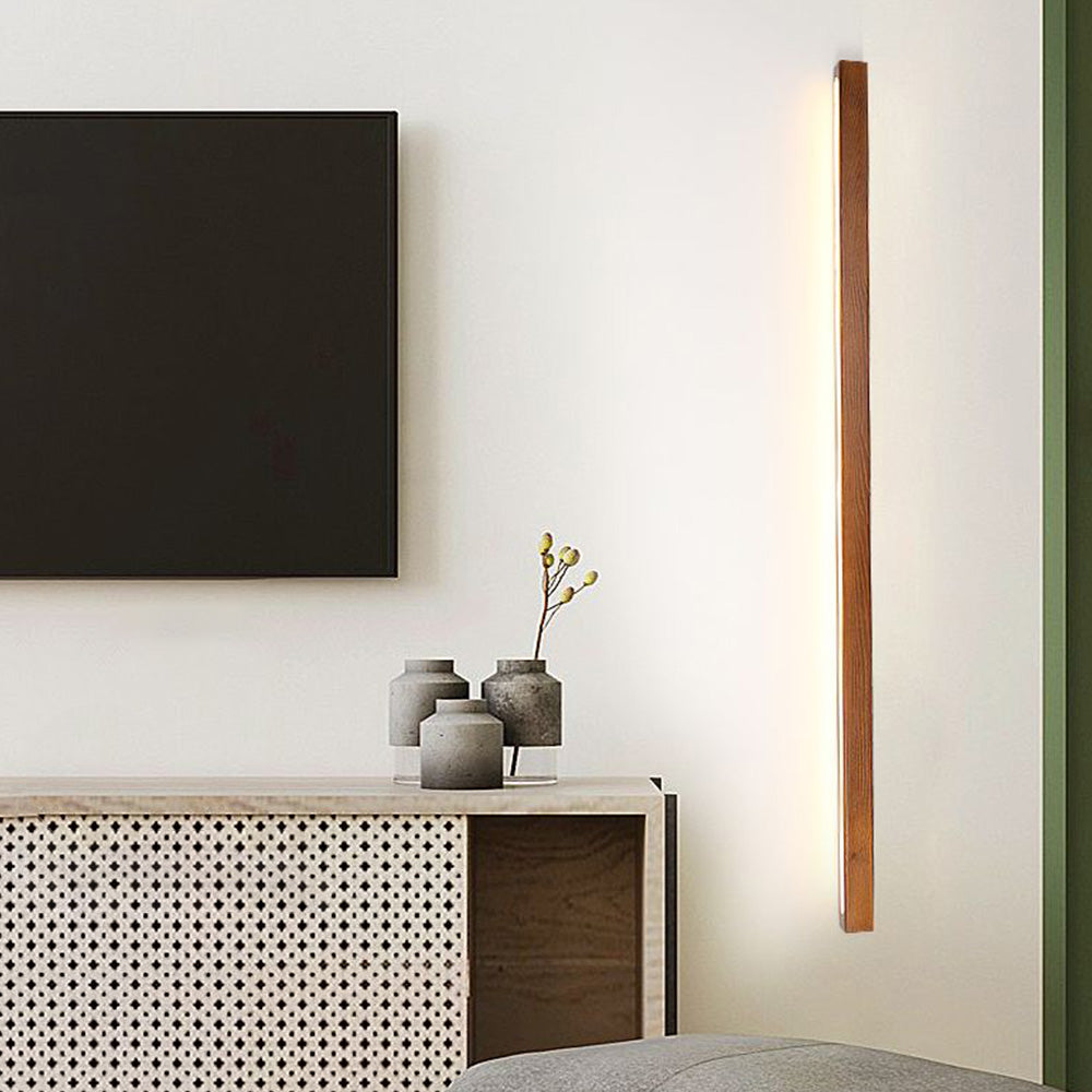 Zenx Wall Lamp Linear Wood