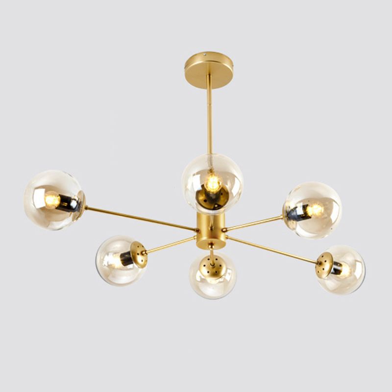 Valentina Designer Simple Nordic Pendelleuchte, Schwarz/Gold