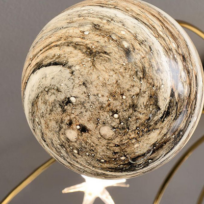 Aria Modern Planet Flush Mount Ceiling Light, Living Room