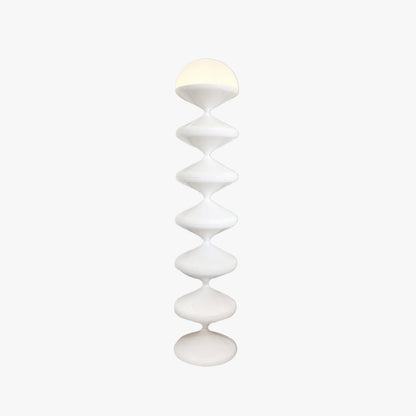 Salgado Bauhaus Gourd Floor Lamp, Black/White