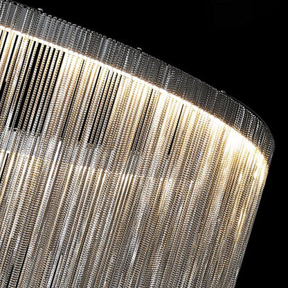 Arisha Wall Lamp Decorative/Modern, Tassel Chain, Silver, Living Room