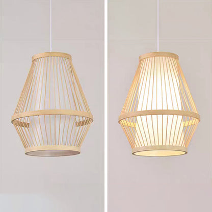 Muto Rattan Handmade Woven Bamboo Vintage Pendant Light