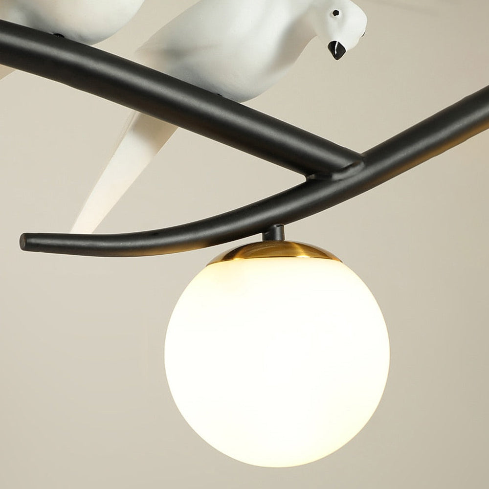 Lampe à suspension oiseau Arisha Mondern, 2 couleurs