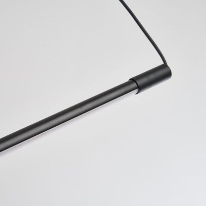 Zynar Minimalist Linear Pendant Light, Black