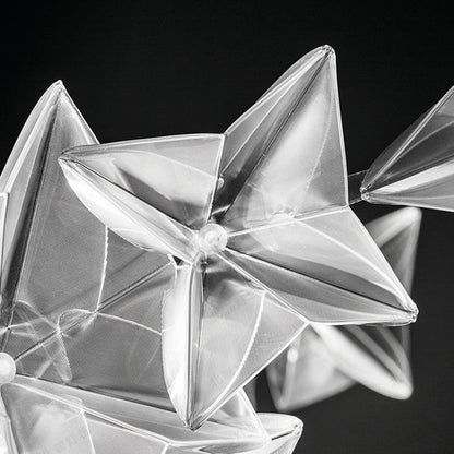 Olivia Luxury Star Pendant Light, Living Room, Silver
