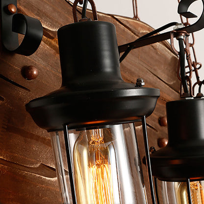 Epoch Farmhouse Guitar Pendant Light, Metal/Wood, Walnut