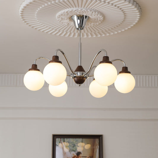 Lampadario LED Valentina Francese Cromo Oro Soggiorno/Camera da Letto