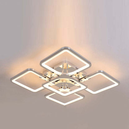 Arisha Modern Square Flush Mount Ceiling Light