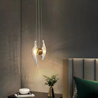 Kristy Luxus Capiz Muschel-Pendelleuchte, Glas/Metall, Nacht-/Esszimmer