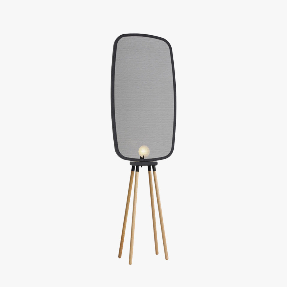 Cooley modernes Design minimalistische Stehlampe, Metall und Holz