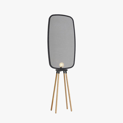 Cooley modernes Design minimalistische Stehlampe, Metall und Holz