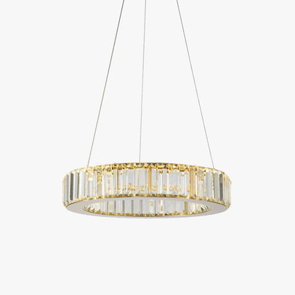 Kristy Elegant Round Crystal Chandelier, Clear