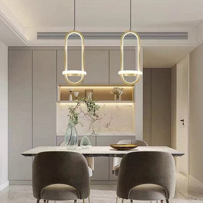 Arisha Modern Minimalist LED Ring Pendant Light Bedsides