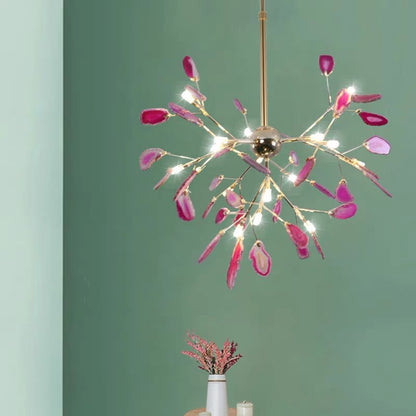 Aria Agate Creative Colourful Chandelier Bedroom/Living Room