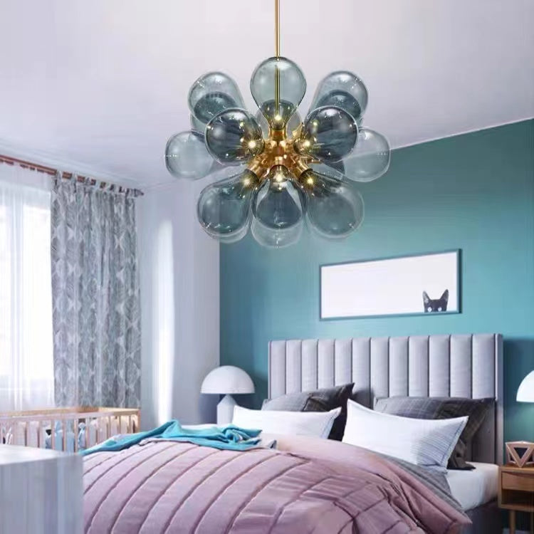 Valentina Chic Cluster-Glasblasen-Pendelleuchte