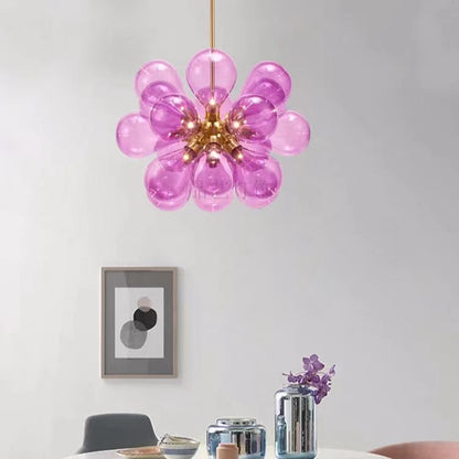 Valentina Chic Cluster-Glasblasen-Pendelleuchte
