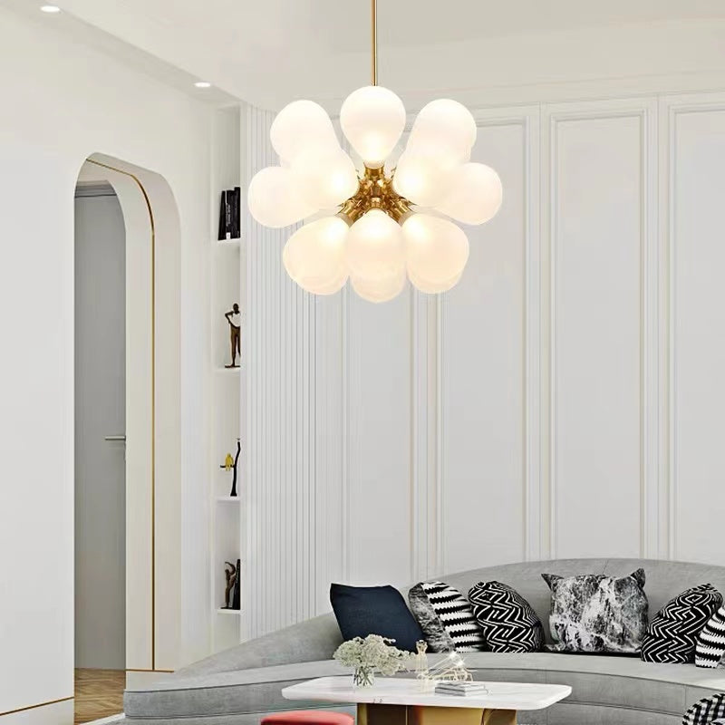 Valentina Chic Cluster-Glasblasen-Pendelleuchte