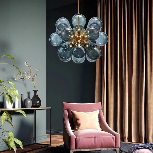 Valentina Chic geclusterde glazen bubbelhanglamp