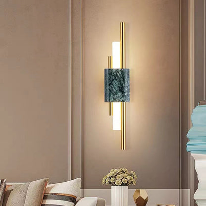 Applique murale LED moderne en métal/marbre Arisha