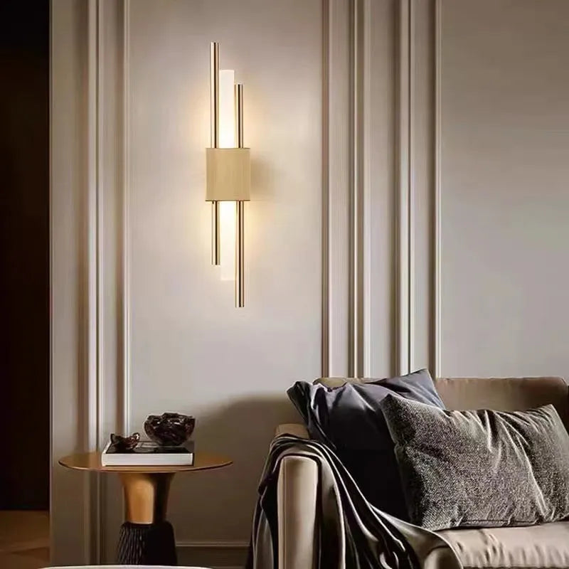 Applique murale LED moderne en métal/marbre Arisha