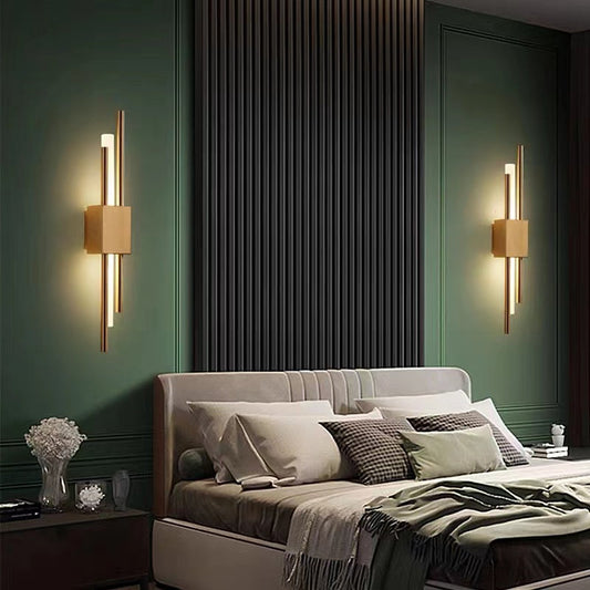 Arisha Modern Metal/Marble LED Wall Lamp