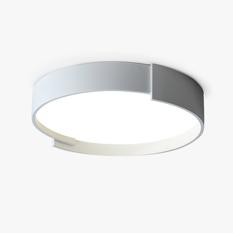 Plafonnier Arisha moderne rond encastré LED double couche