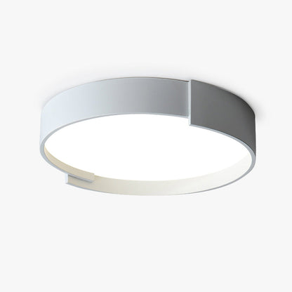 Plafonnier Arisha moderne rond encastré LED double couche