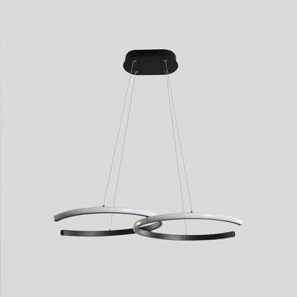 Arisha Modern Minimalist Pendant Light, Double-C