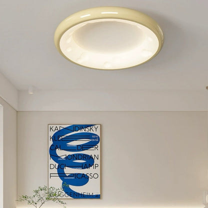 Arisha Plafonnier LED Moderne Encastré En Métal Blanc Chambre À Coucher