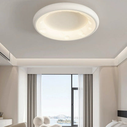Arisha Plafonnier LED Moderne Encastré En Métal Blanc Chambre À Coucher